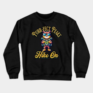 Cat Hiker Crewneck Sweatshirt